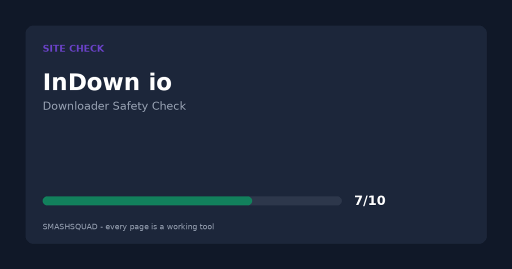 InDown io: Is It Safe? Instagram Downloader Check