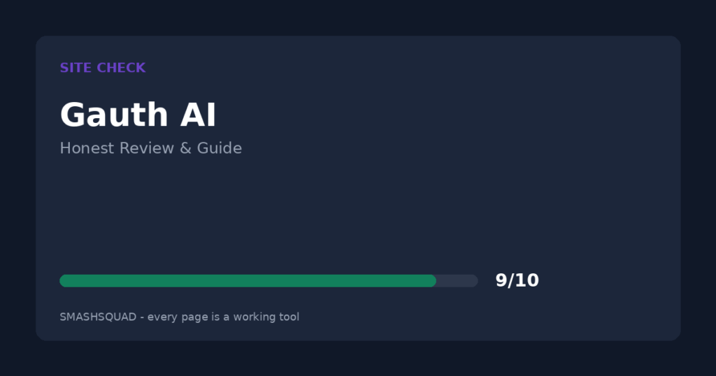 Gauth AI Review: What It Is, What It's Good At, and Its Limits