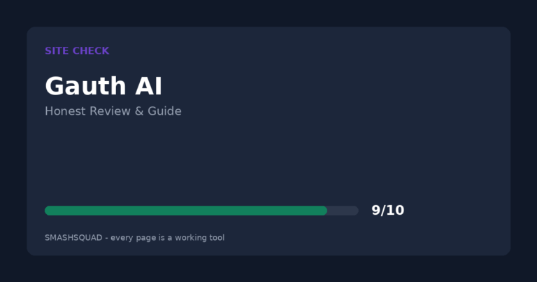 Gauth AI Review: What It Is, What It's Good At, and Its Limits