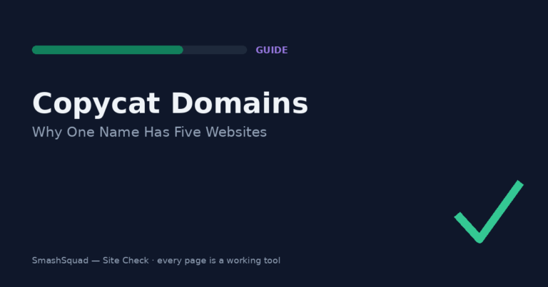 Why One Website Name Has Five Different Sites — Copycat Domains Explained