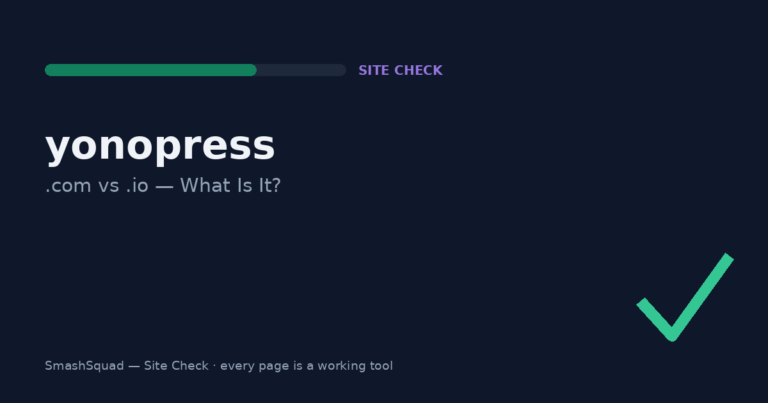 Yonopress: .com vs .io — What Is It & Is It Legit? Site Check