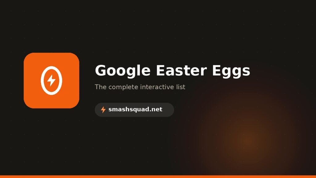 Google easter eggs — the complete interactive list for 2026