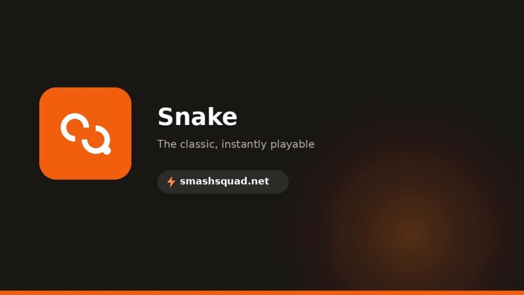 Snake game — the classic, playable with arrow keys or touch buttons