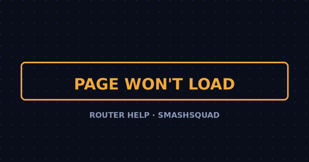 Router Login Page Not Loading? 6 Fixes That Work